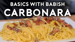 Carbonara  Basics with Babish [upl. by Mandal323]