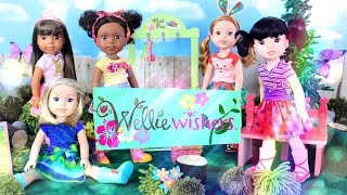 Doll Review TOYS  AMERICAN GIRL WELLIE WISHERS  plus Playhouse  4K [upl. by Evangelia]