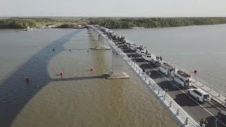 Bridge connecting Gambia Senegal opens [upl. by Erhard]