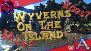 Ark Survival Evolved Wyverns On The Island [upl. by Topping]