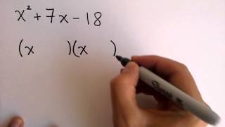 Factoring Quadratic Expressions Pt 1 [upl. by Nellek]