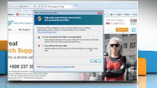 Internet Explorer® 9 How to turn Smart Screen Filter off and on in Windows® 7 [upl. by Thornburg755]