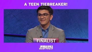 A Teen Tiebreaker  JEOPARDY [upl. by Adnilak410]