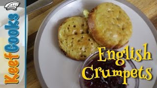 English Crumpets Recipe [upl. by Llerehs]