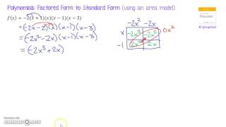 Polynomials Factored Form to Standard Form [upl. by Engen]