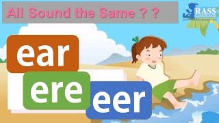 ear ere eer  Sound the Same ｜3 Double Vowels Go Phonics 4D Unit 25  EFL [upl. by Jacinda]