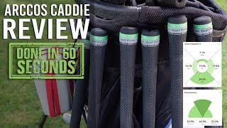 ARCCOS CADDIE 20 REVIEW  DONE IN 60 SECONDS [upl. by Eenej]