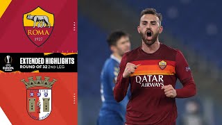 Roma vs Braga Extended Highlights  UCL on CBS Sports [upl. by Aciruam]