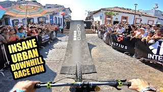 INSANE URBAN MTB DOWNHILL IN MEXICO  FULL RACE RUN [upl. by Milman]