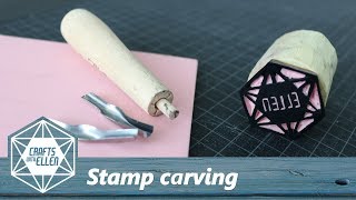 Easy DIY Stamped Fabric  Create a Custom Saying amp Allover Pattern [upl. by Anayik]