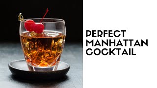 Perfect Manhattan Cocktail recipe [upl. by Donough]