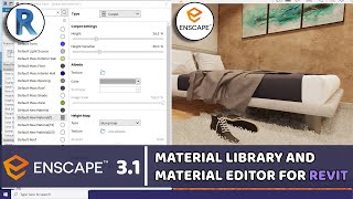 Enscape 31 for Revit  How to Use the New Enscape Material Library and Editor [upl. by Hagai]