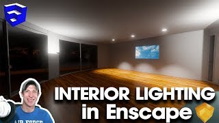 ADDING LIGHTING TO YOUR REALTIME RENDERING with Enscape for SketchUp [upl. by Gardy840]