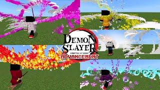 DEMON SLAYER ADDON V11 Fixed Corps Advancement in Minecraft PE 121 [upl. by Eirffej]