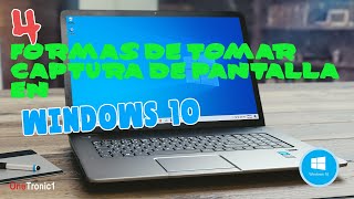 4 formas de tomar captura de pantalla en windows 10 PC  Laptop [upl. by Helen252]