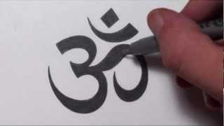 How To Draw an Om Symbol [upl. by Elsbeth]