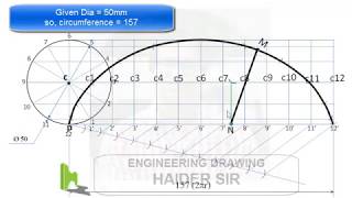 CYCLOID WITH NORMAL AND TANGENT [upl. by Engen]