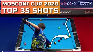 TOP 35 BEST SHOTS  Mosconi Cup 2020 9Ball Pool [upl. by Alcott]