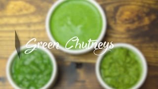 3 Ways to Make Green Chutney  How to Prepare Coriander Dip  Dhaniya Chatni Recipes [upl. by Jackelyn]