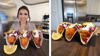 HOW TO MAKE THE BEST FISH TACOS  Tacos De Pescado [upl. by Ahseenak]