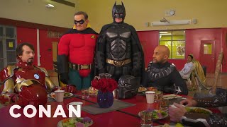 Batman Wants To Join The Marvel Universe  CONAN on TBS [upl. by Kenwrick]