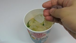 Nissin Ice Cup Noodle Somen Noodles [upl. by Geldens855]