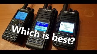 💥 Anytone 868 vs Ailunce HD1 vs Retevis RT3S [upl. by Vivien]