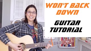 Wont Back Down Guitar Lesson [upl. by Tonjes]