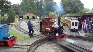 Longleat Safari Park Railway Jungle Express Narrow Gauge Steam amp Diesel Trains August 2011 [upl. by Dnalrag]