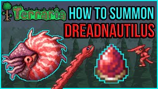 Terraria 14  Dreadnautilus  New Miniboss Showcase  How To Summon Blood Moon [upl. by Stedt557]