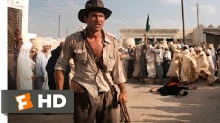 Raiders of the Lost Ark 310 Movie CLIP  Sword vs Gun 1981 HD [upl. by Kcirddet]