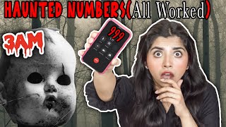 Calling HAUNTED Numbers You Should Never Call at 3 AM Challenge ALL OF THEM WORKED🤯 [upl. by Viole]