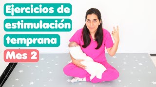 Ejercicios de estimulación temprana para el mes 2 del bebé [upl. by Chirlin280]