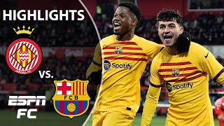 Girona vs Barcelona  La Liga Highlights  ESPN FC [upl. by Boswell863]