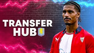 BADÉ AT THE OFFICE FOR ASTON VILLA  TRANSFER HUB [upl. by Enivid]