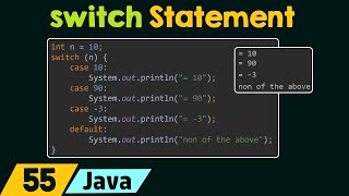 switch Statement in Java [upl. by Olifoet]