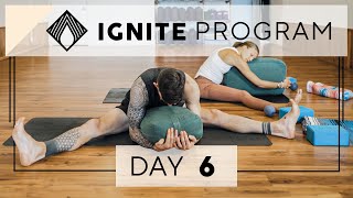 50 Minute Restorative Yin Yoga  Day 6 IGNITE 28 Day Yoga Program [upl. by Akirahs]