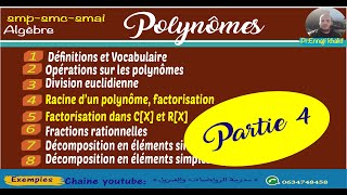 Racines dun polynôme et factorisation partie 4 [upl. by Channa685]