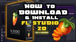 Fl Studio Tutorial  How to download amp install Fl studio 20 Mac amp Windows [upl. by Ennyl]