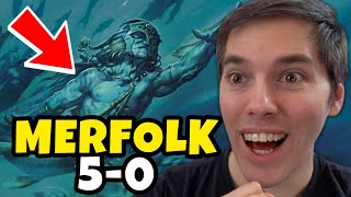 NEW Modern Merfolk Deck Goes 50 With Merrow Reejerey MTG Gameplay [upl. by Ressan]