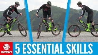 Five Essential Skills To Master On Your Mountain Bike [upl. by Dihgirb]