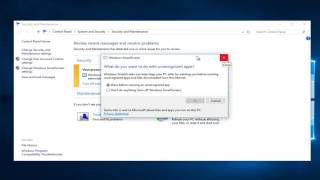 How To Change SmartScreen Settings On Windows 10 [upl. by Coopersmith361]