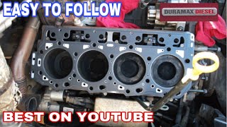 How To Install Head Gaskets And Head Studs  Duramax [upl. by Ronnica]