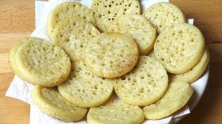 Home Made Crumpets  One Pot Chef [upl. by Angelico593]