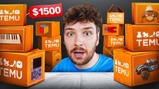 I Opened 1500 Worth of Scam Temu Products [upl. by Kajdan114]