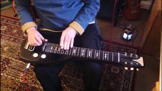 Sultans of Swing  Lap Steel Guitar [upl. by Llerret]