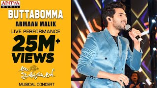 Butta Bomma Song Live Performance By Armaan Malik  AlaVaikunthapurramuloo Musical Concert [upl. by Osterhus]