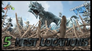 Ragnarok  FIVE Ice Wyvern NEST Locations [upl. by Jorin]