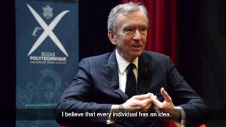 3 questions to Bernard Arnault CEO of LVMH [upl. by Panaggio]