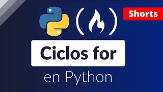 Python Tutorial Ciclos for  Ejemplo con Range Shorts [upl. by Trask]